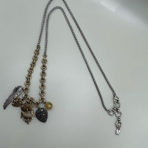 Lucky Brand Owl Charm Necklace